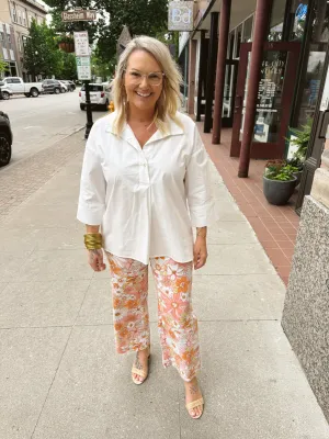 White Mini Pearl Top