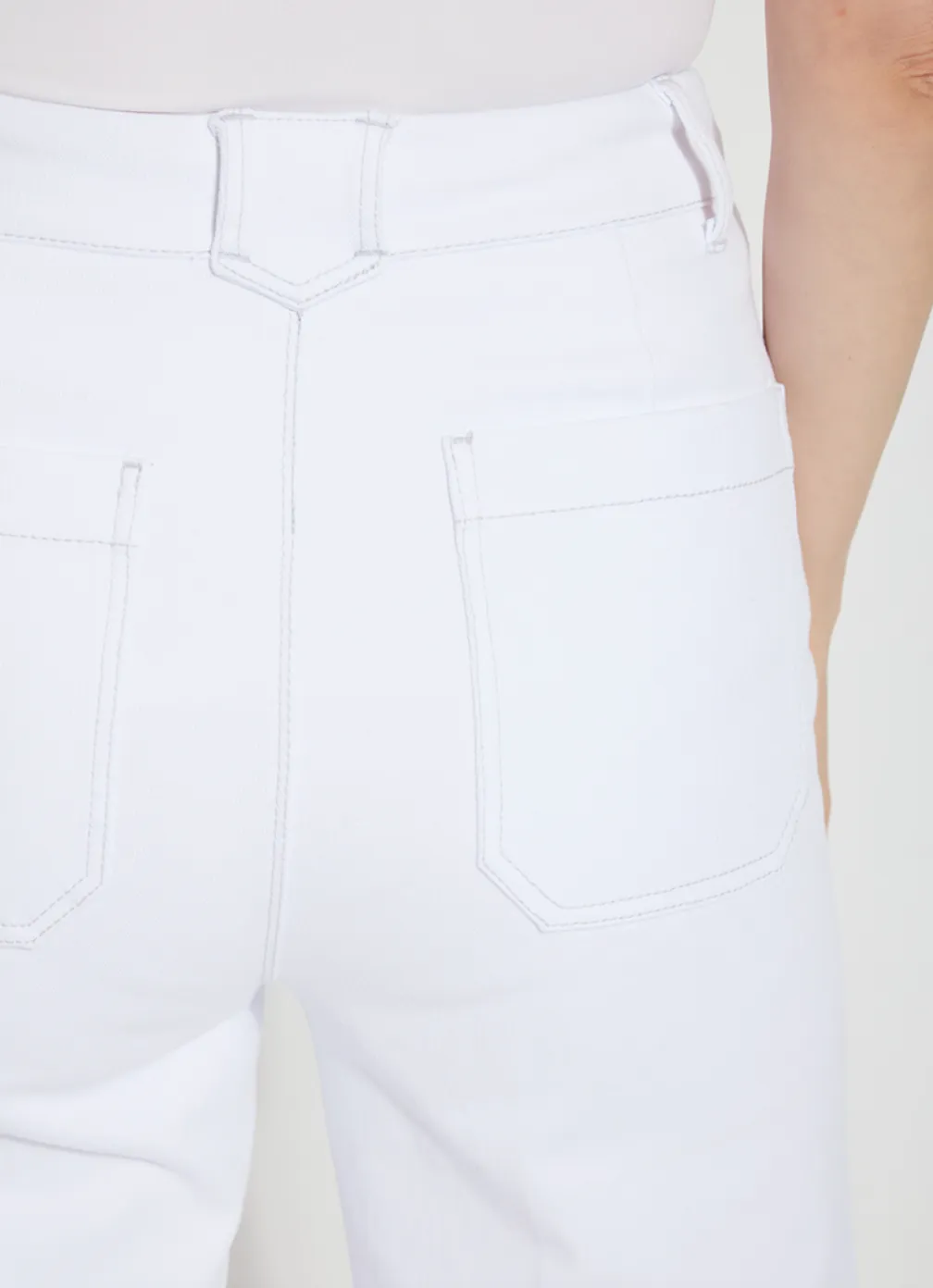Wide Leg Denim - White