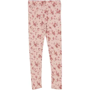 Wool Leggings - rose flowers