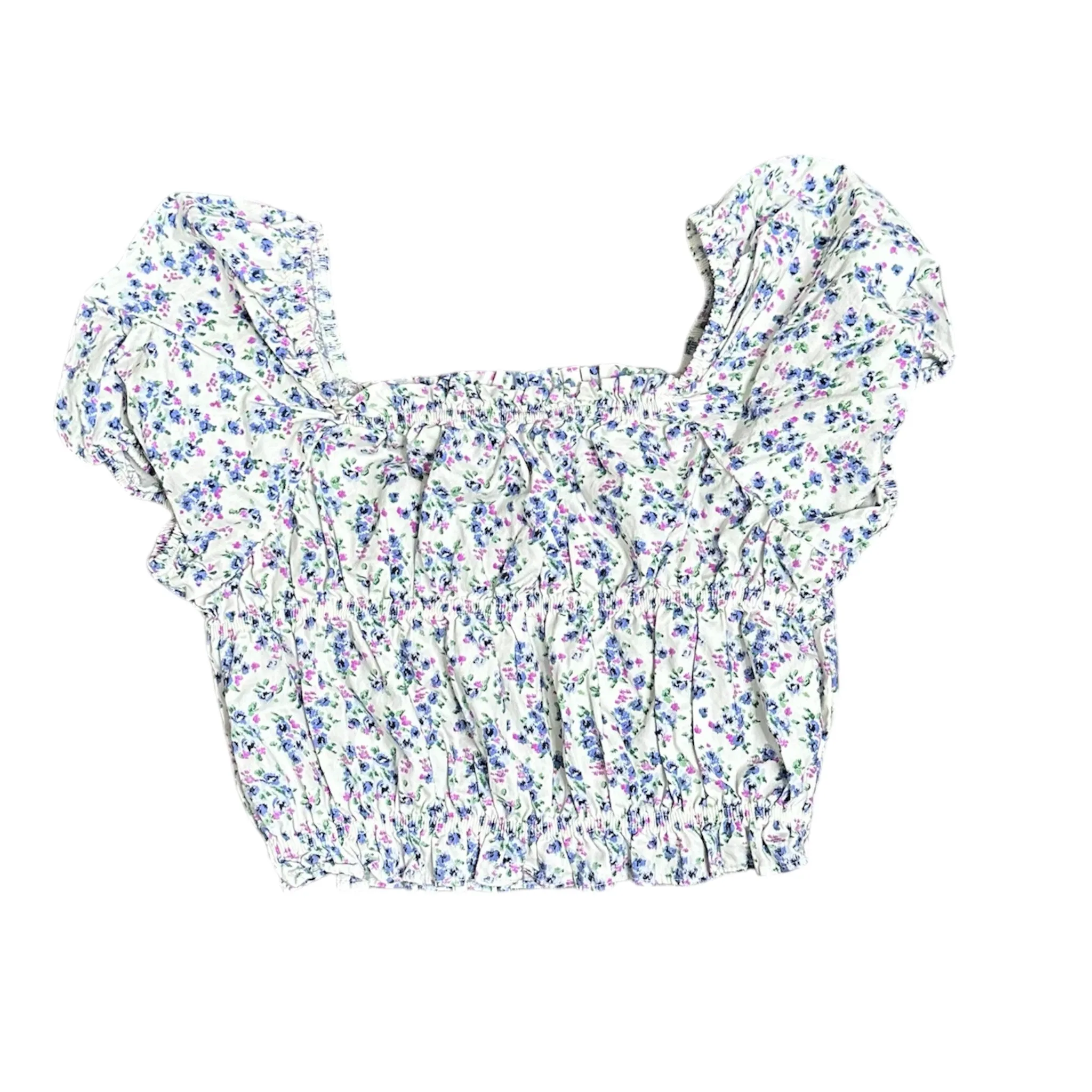 Zara Cropped Floral Top