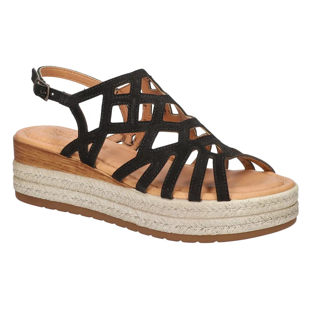 Zip-Italy Espadrille Wedge Sandals