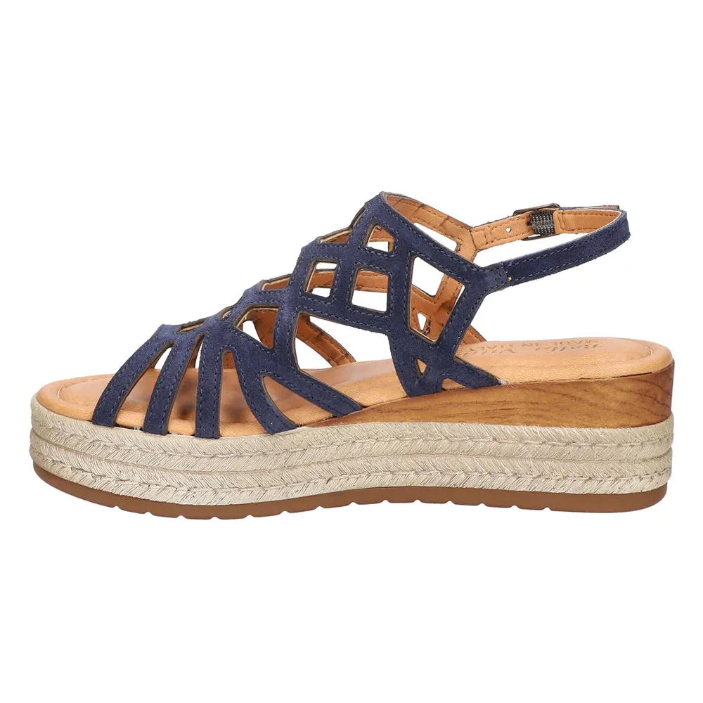 Zip-Italy Espadrille Wedge Sandals