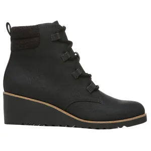Zone Round Toe Wedge Zippered Booties